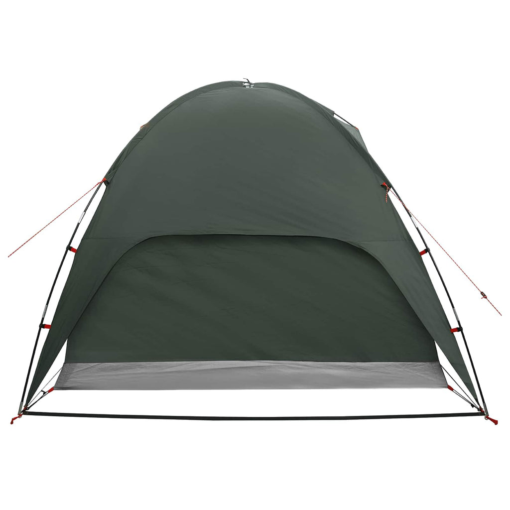 Camping Tent With Rainfly Water-Resistant Dome Army Green