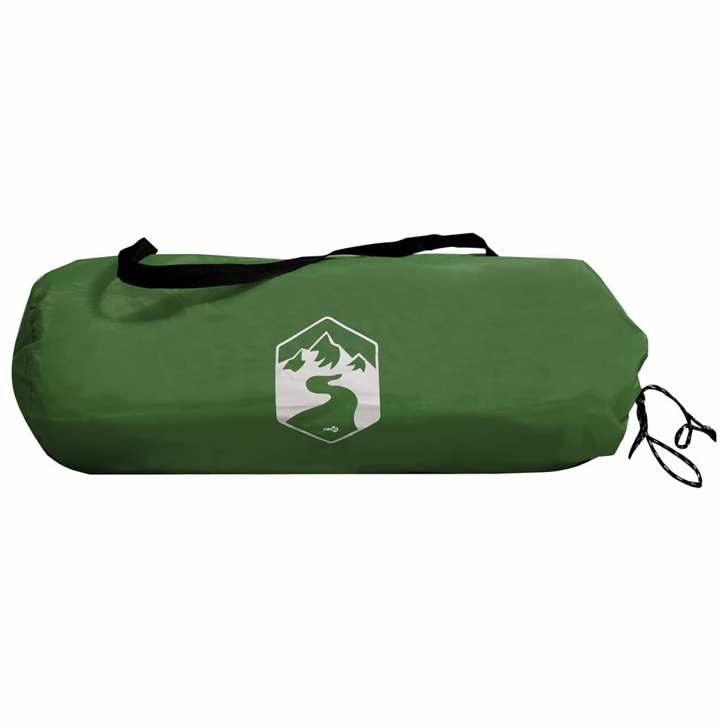 Camping Tarp With Mesh Walls Green 340 X 260 X 220 Cm