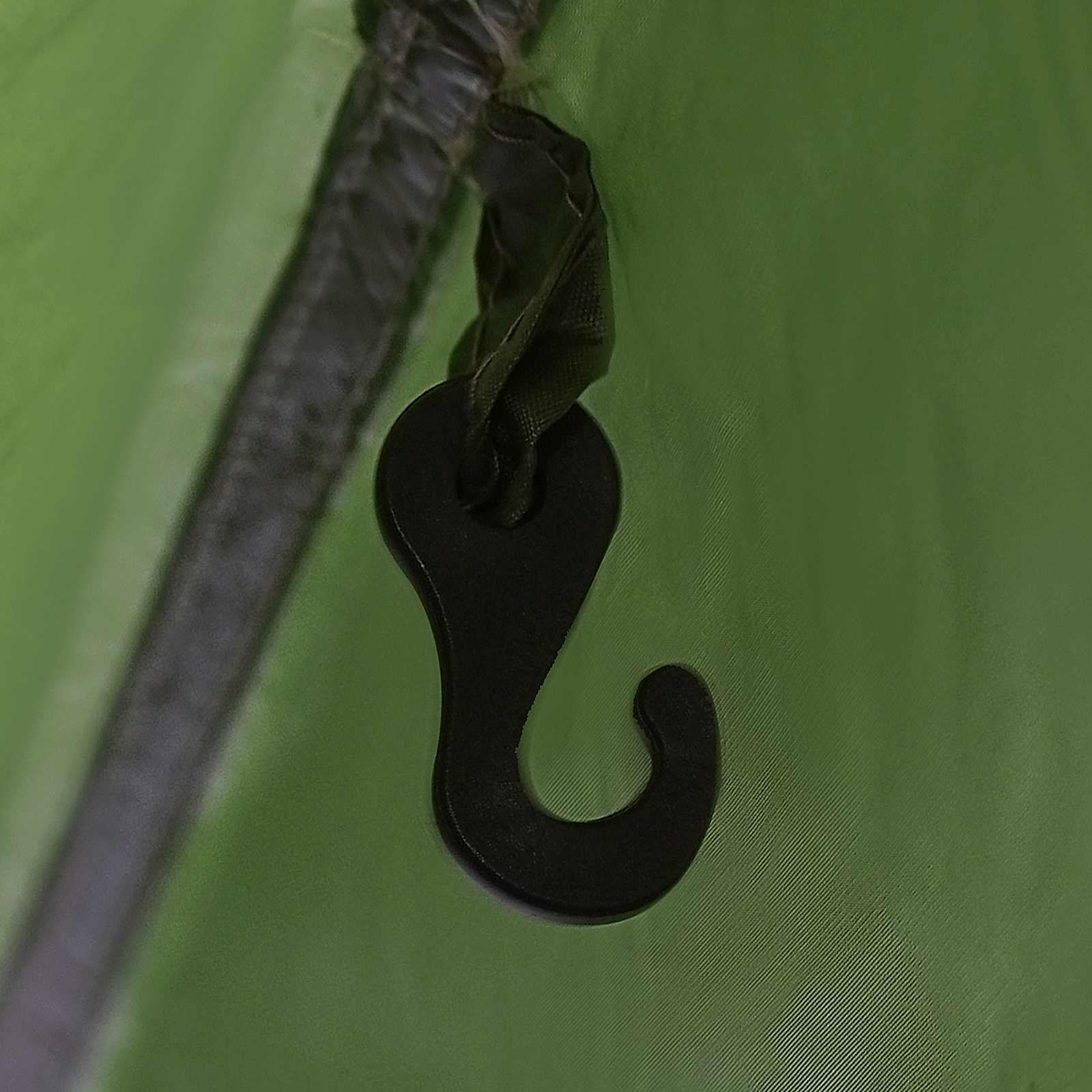 Camping Tarp With Mesh Walls Green 340 X 260 X 220 Cm