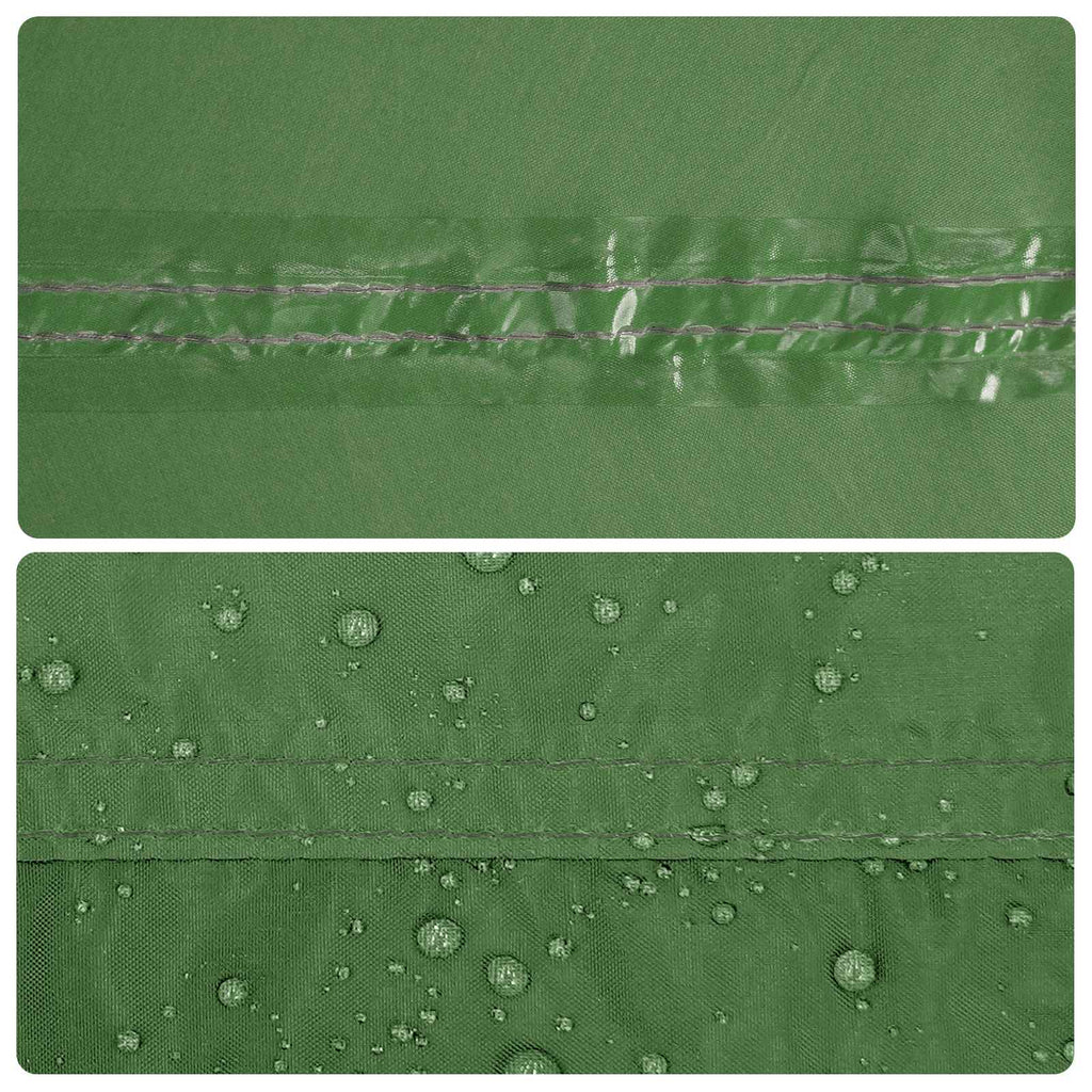 Camping Tarp With Mesh Walls Green 340 X 260 X 220 Cm