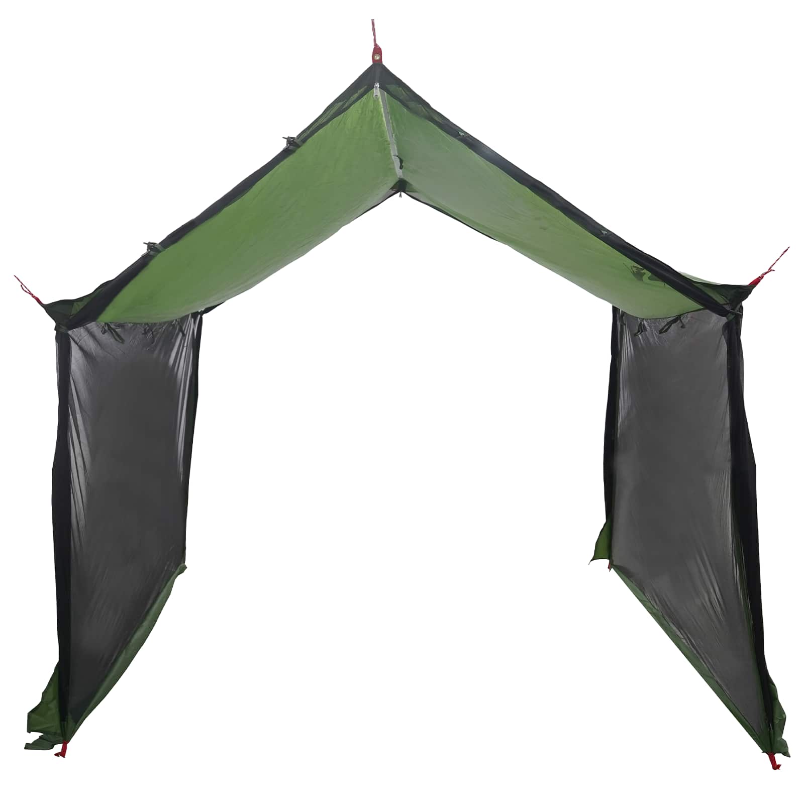 Camping Tarp With Mesh Walls Green 340 X 260 X 220 Cm
