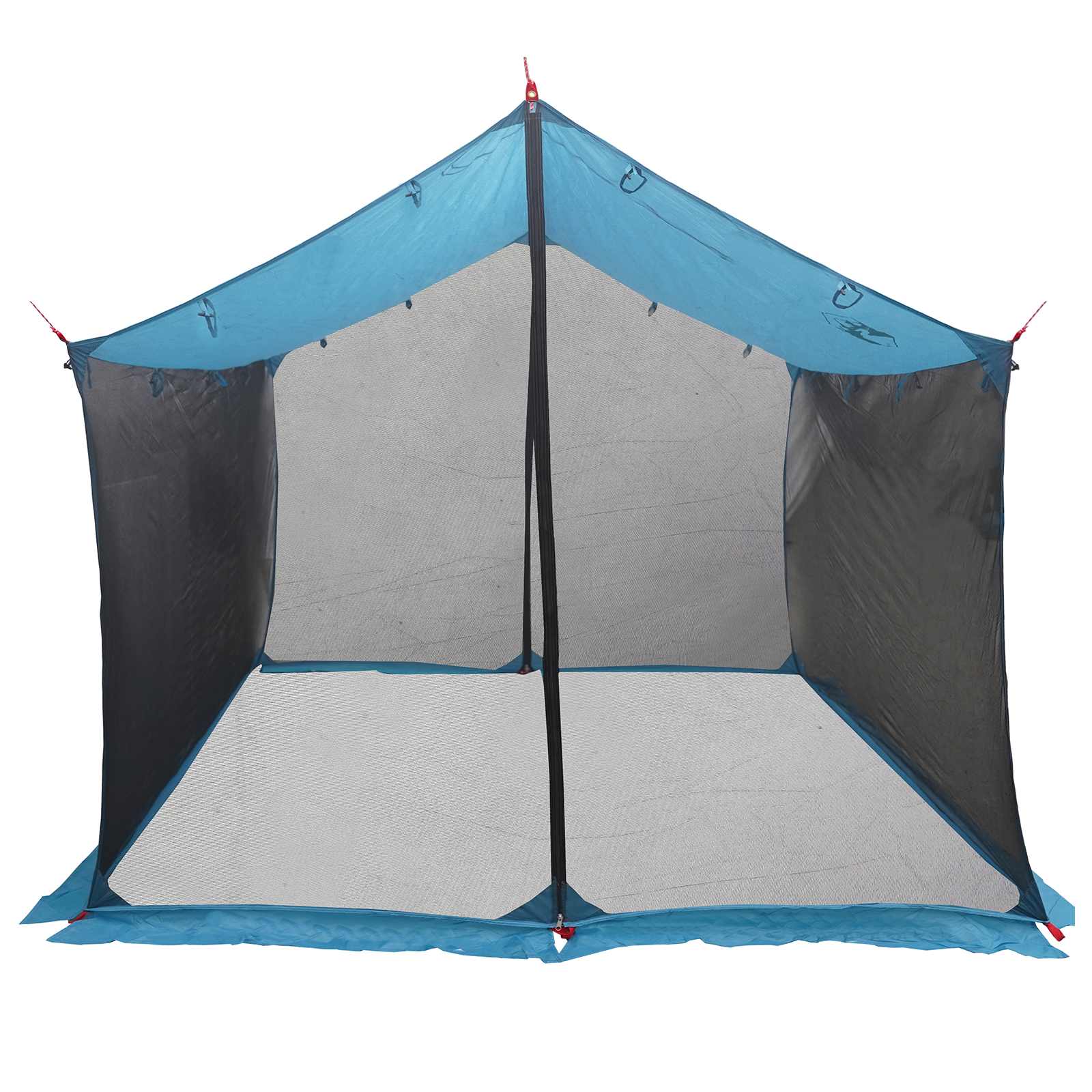 Camping Tarp With Mesh Walls Blue 340 X 260 X 220 Cm