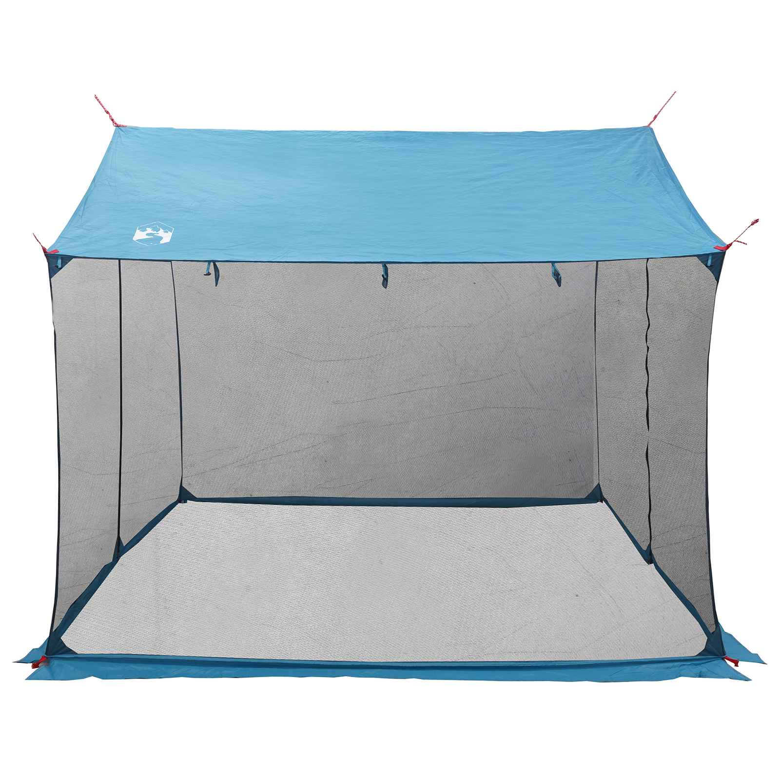 Camping Tarp With Mesh Walls Blue 340 X 260 X 220 Cm