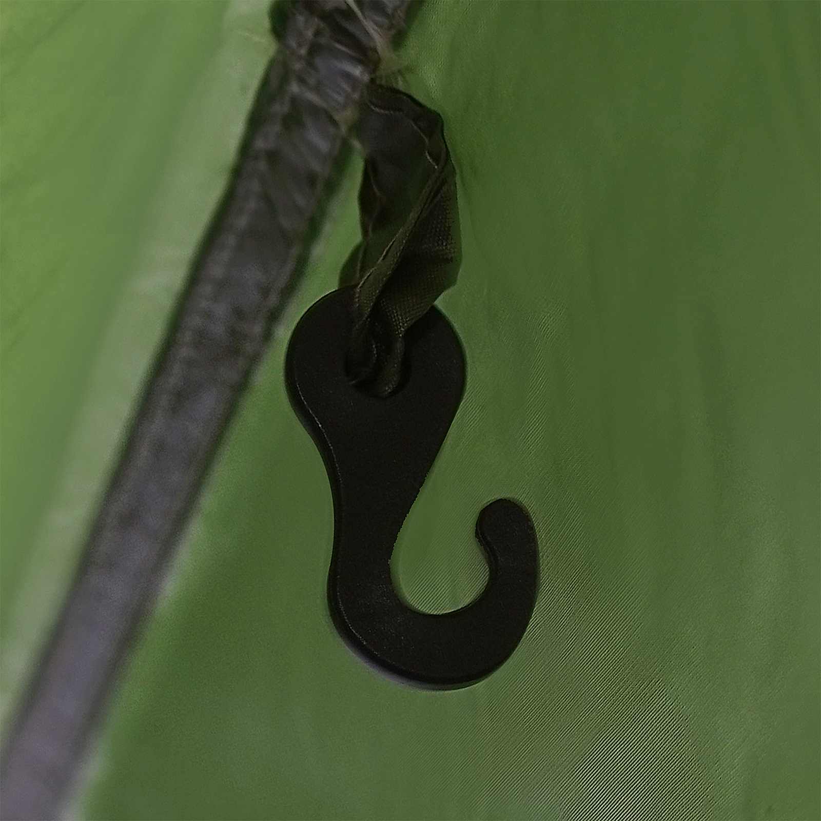 Camping Tarp With Mesh Walls Green 270 X 210 X 210 Cm