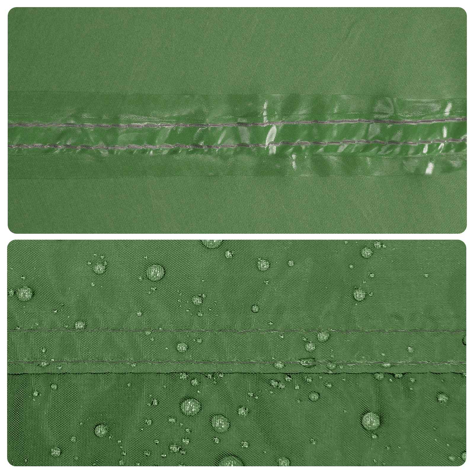 Camping Tarp With Mesh Walls Green 270 X 210 X 210 Cm