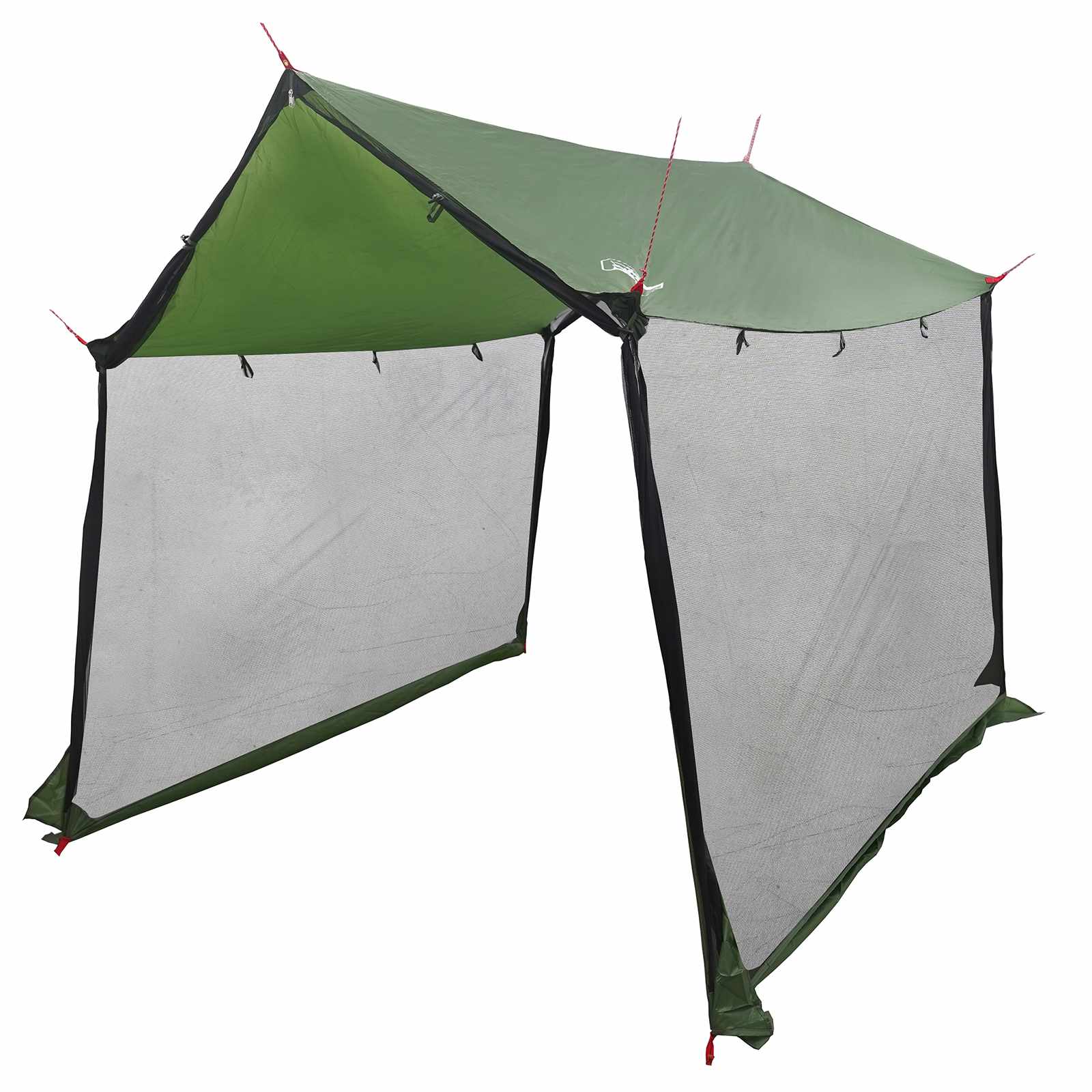 Camping Tarp With Mesh Walls Green 270 X 210 X 210 Cm