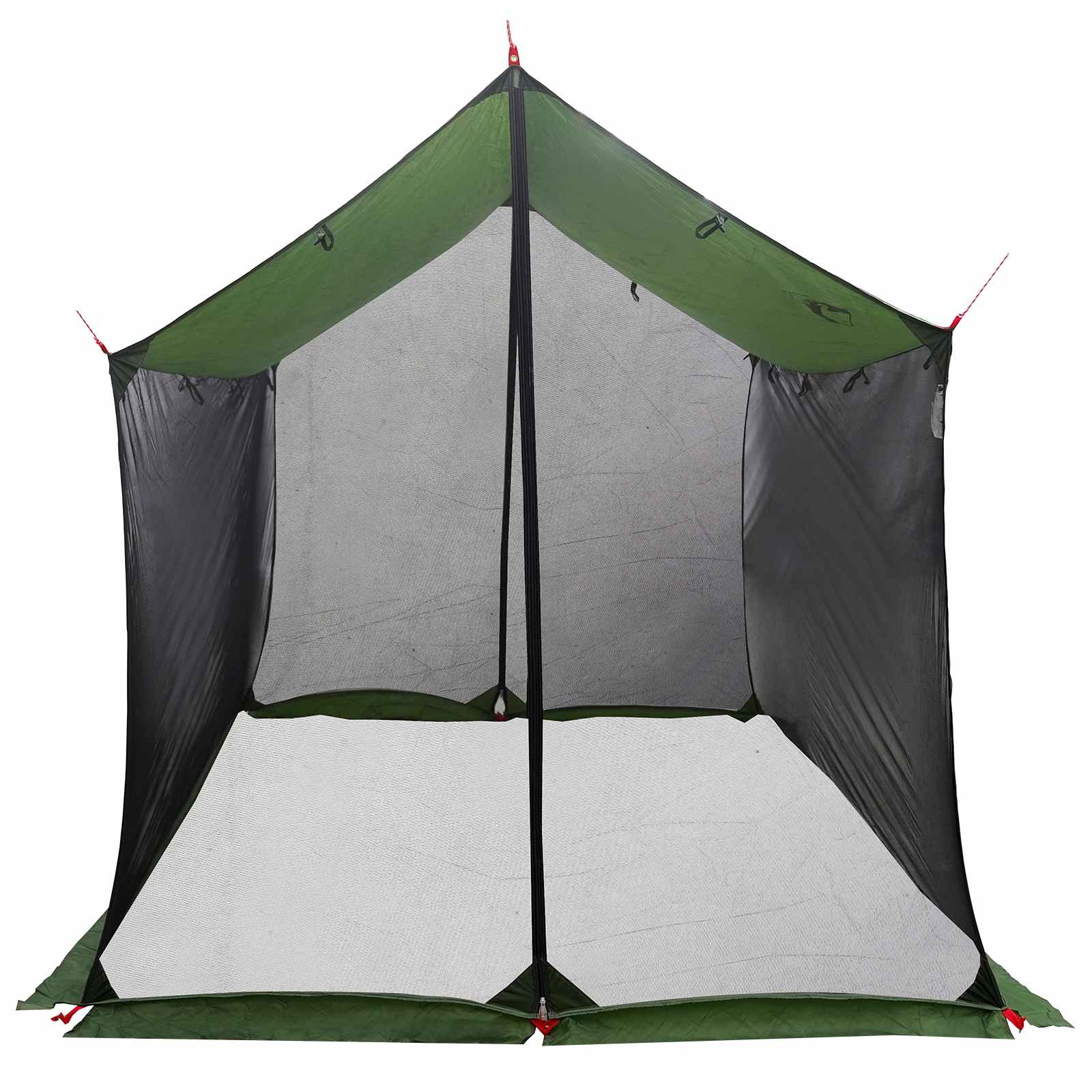 Camping Tarp With Mesh Walls Green 270 X 210 X 210 Cm