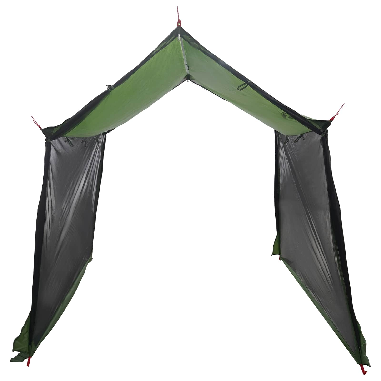 Camping Tarp With Mesh Walls Green 270 X 210 X 210 Cm