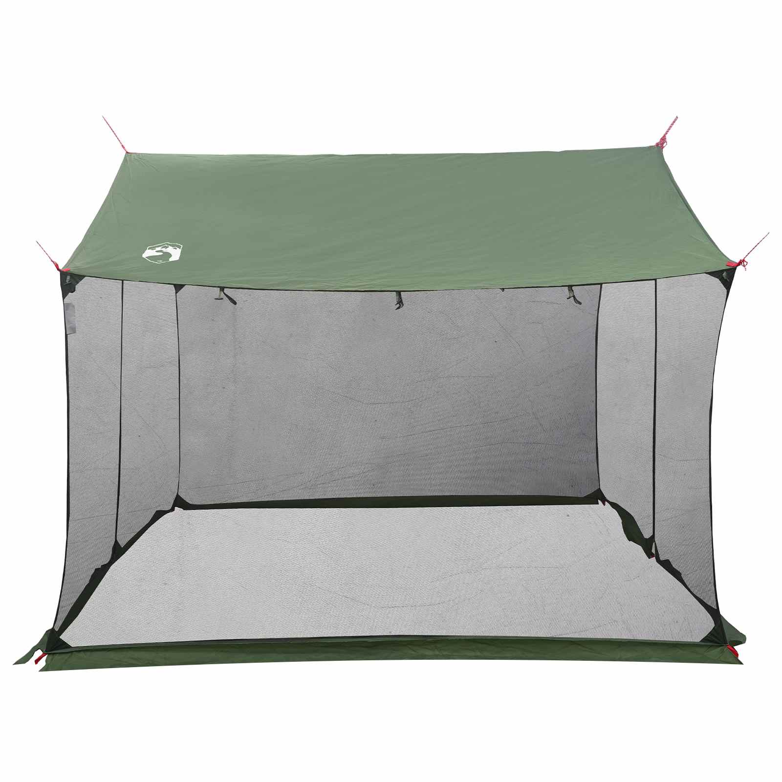 Camping Tarp With Mesh Walls Green 270 X 210 X 210 Cm