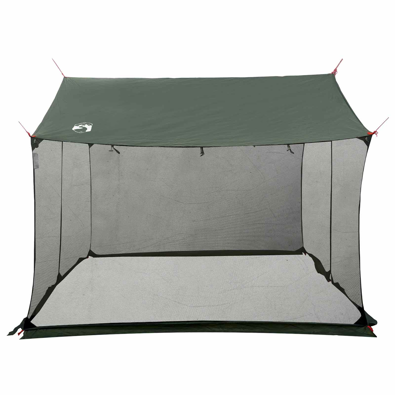 Camping Tarp With Mesh Walls Army Green 270 X 210 X 210 Cm