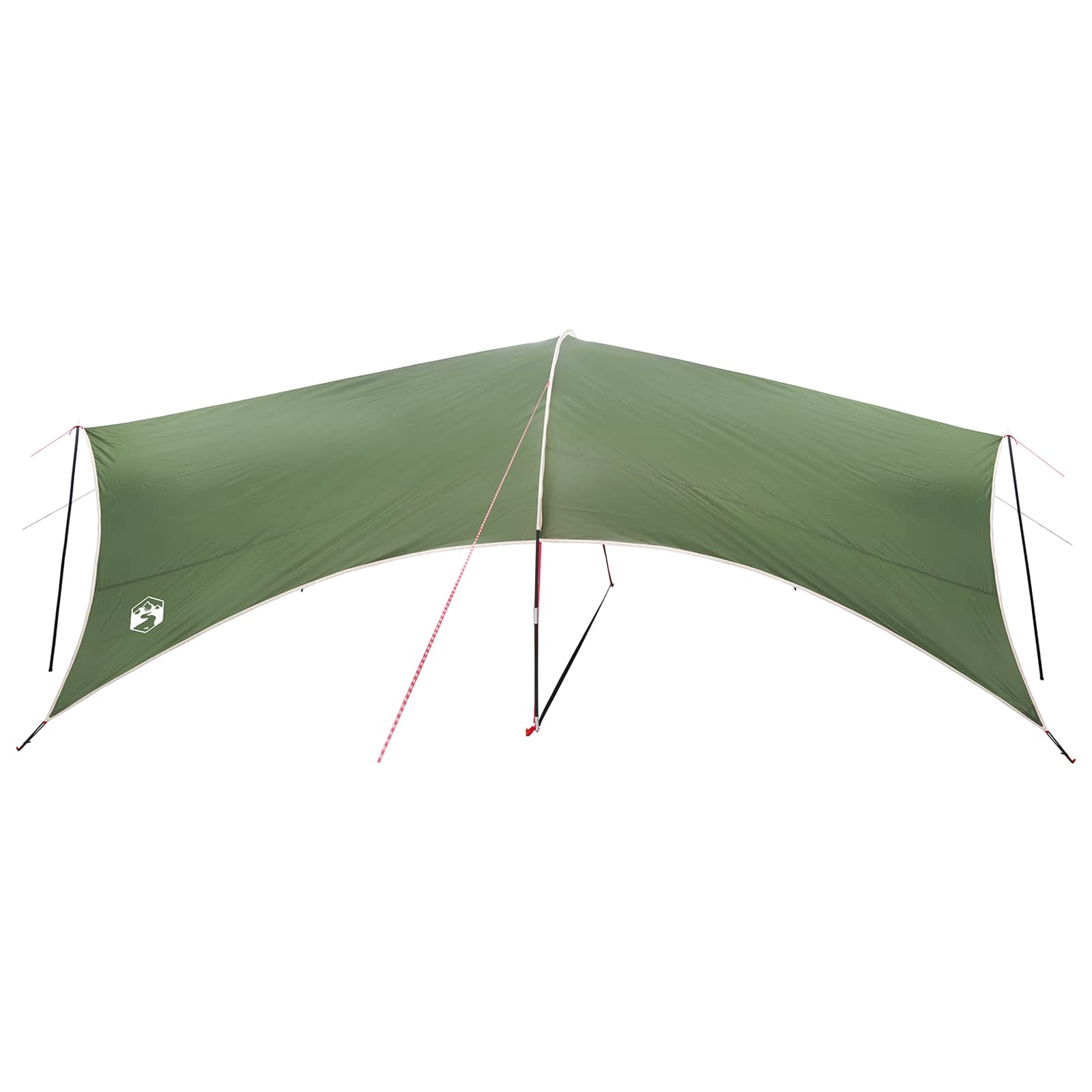 Camping Tarp Water-Resistant Green 690 X 580 X 255 Cm