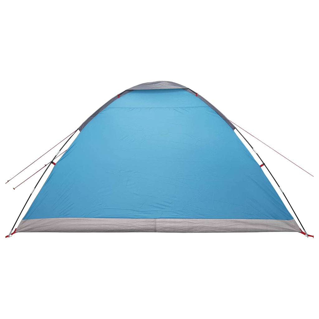 Camping Tent With Roof Blue 6-Person Polyester And Steel