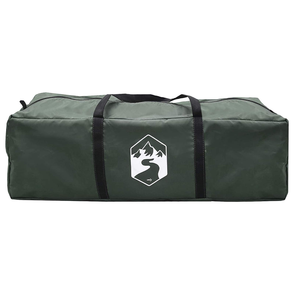 Tents Camping Tent Army Green 335 X 275 180 Cm Polyester Steel Waterproof 335 cm