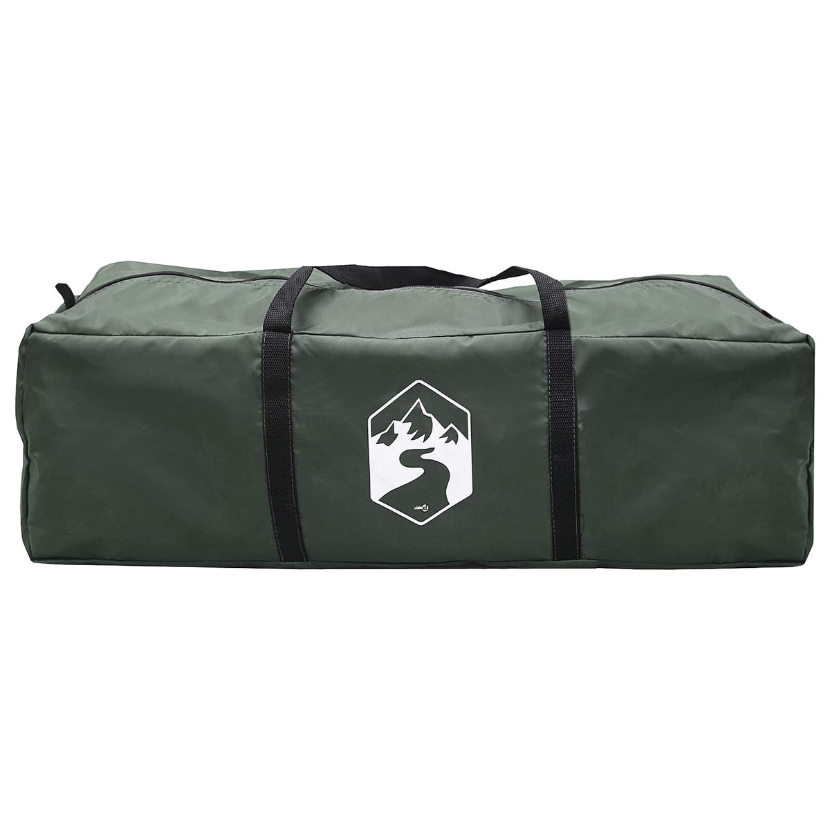 Tents Camping Tent Army Green 335 X 275 180 Cm Polyester Steel Waterproof 335 cm