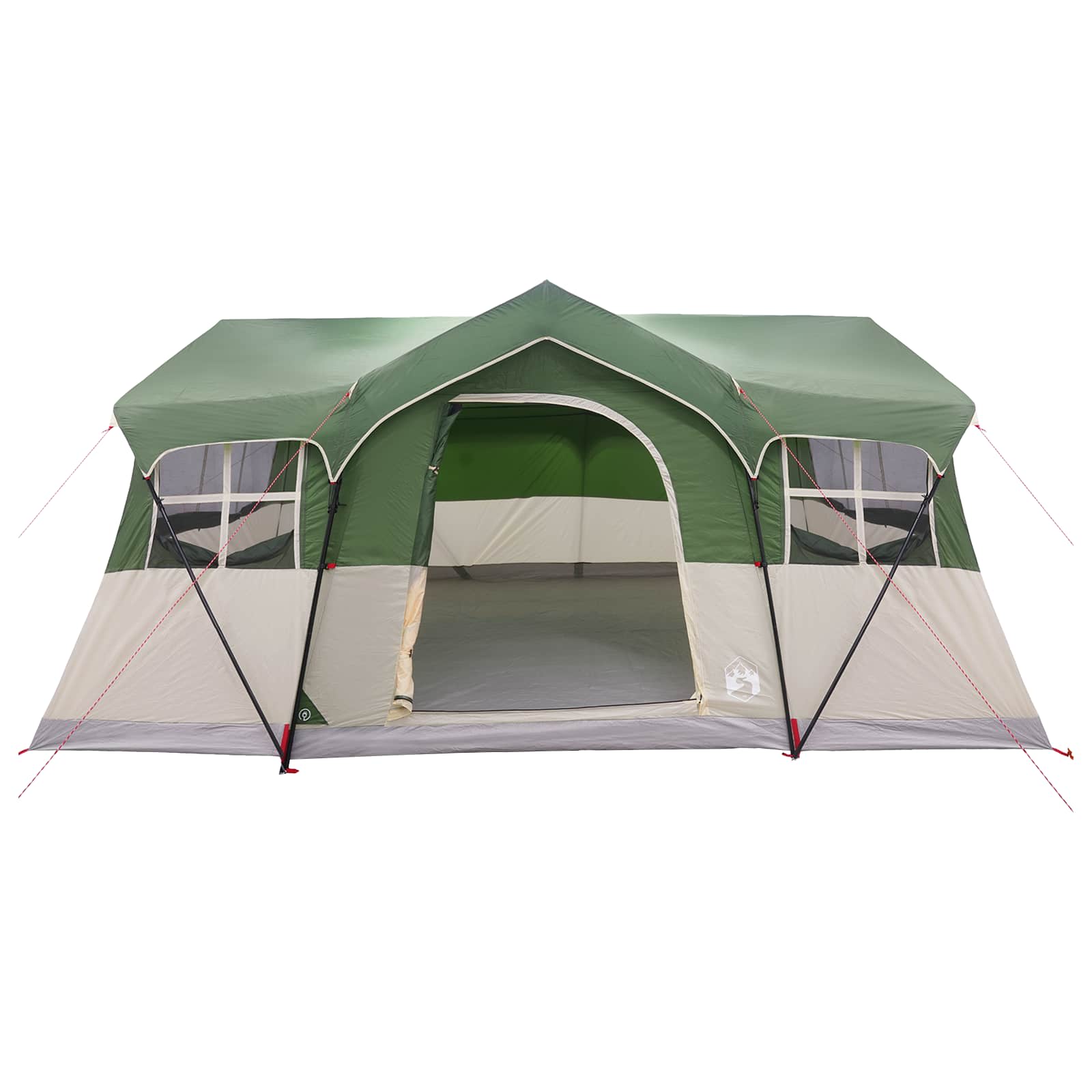 Family Tent Green 487 X 340 X 216 Cm Polyester And Steel