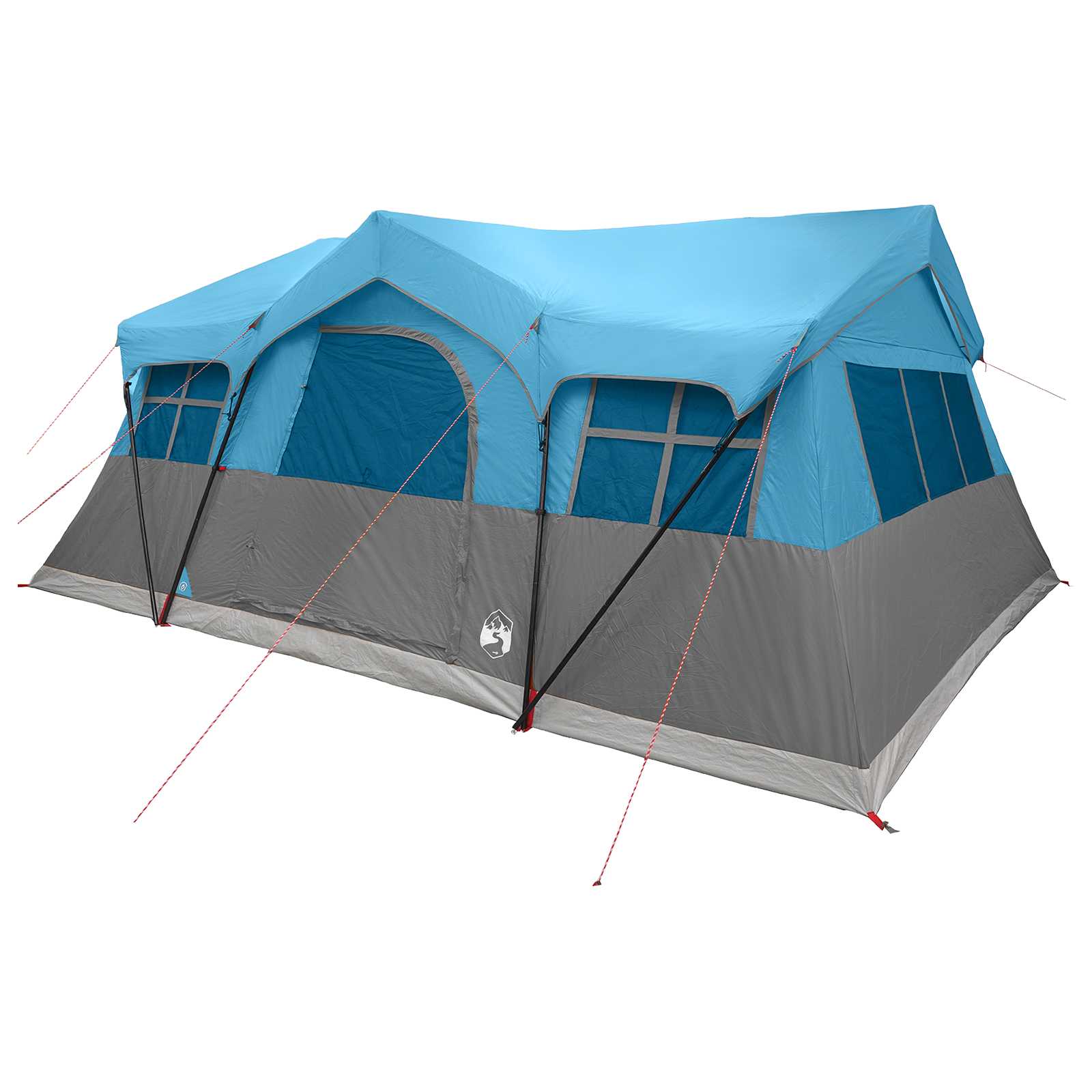 Family Tent Blue 487 X 340 X 216 Cm Polyester And Steel