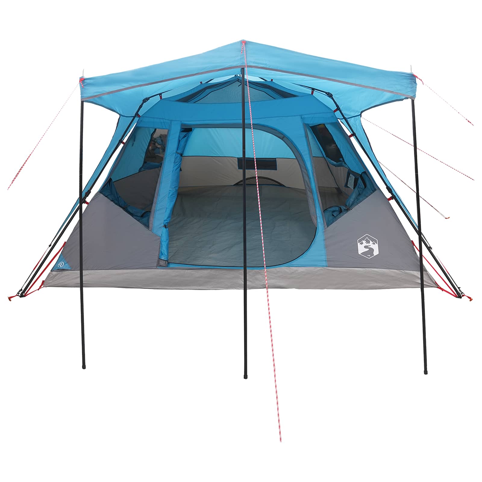Family Tent Blue 305 X 275 X 190 Cm Polyester And Steel