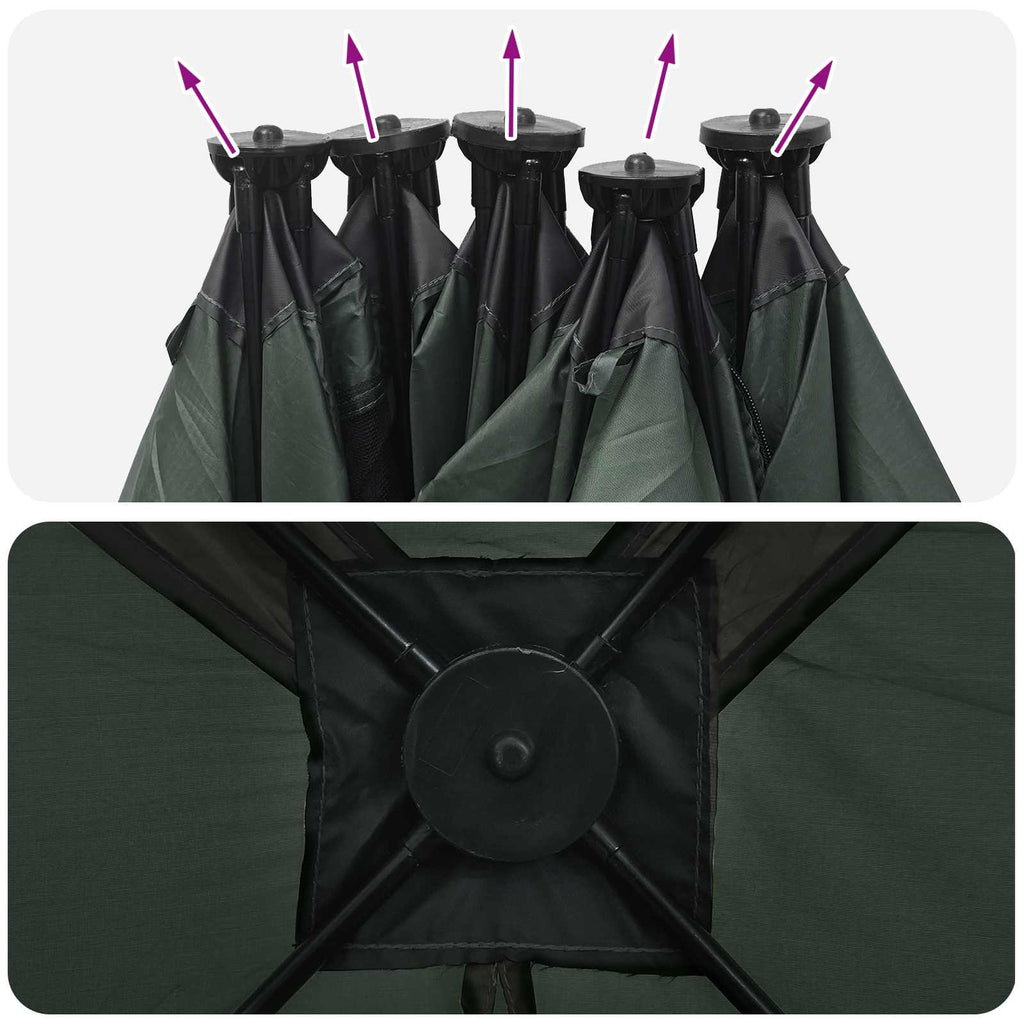 Hunting Tent Army Green 143 X 143 X 165 Cm Polyester And Steel