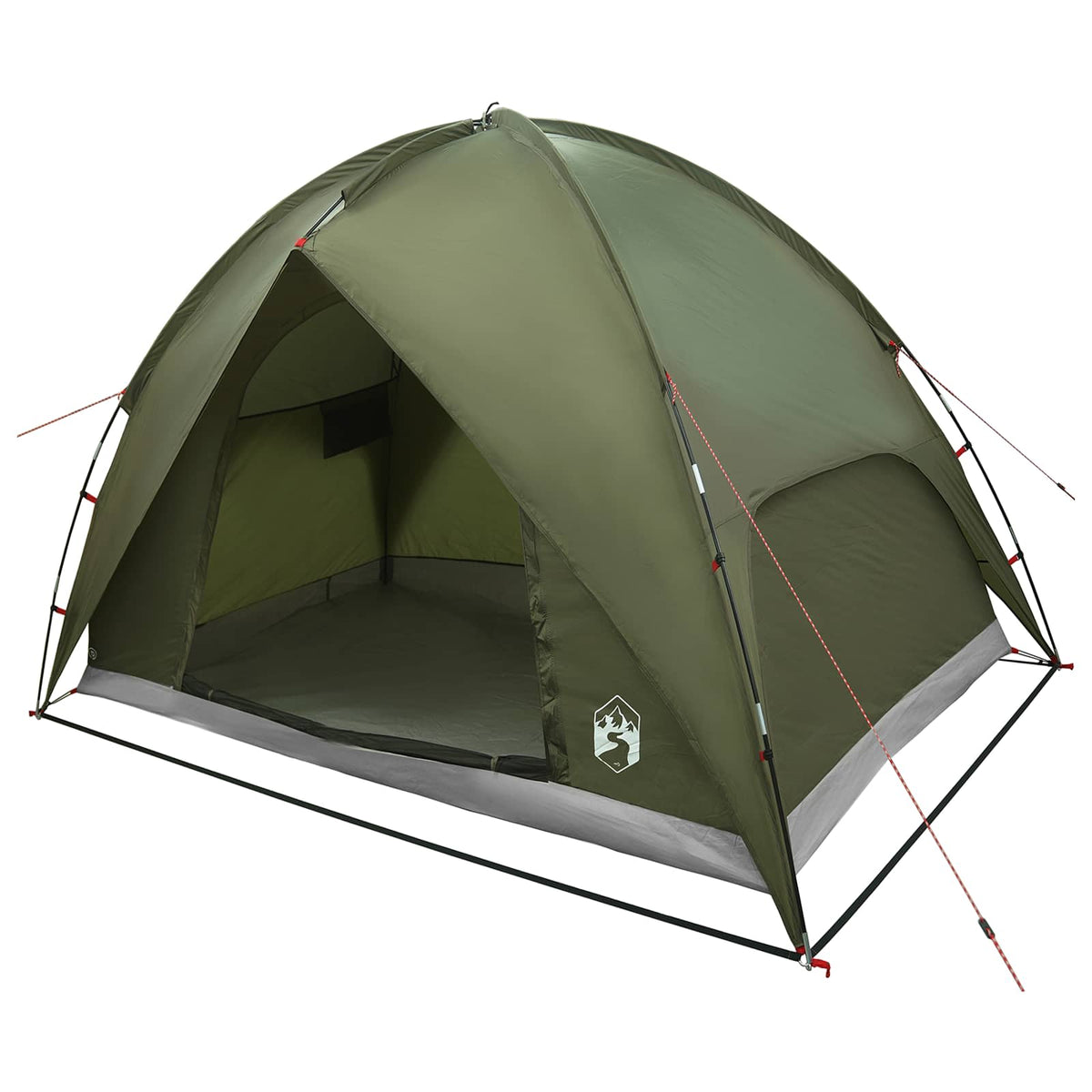 Tents Camping Tent Rainfly Water-Resistant Dome Olive Green 245 cm
