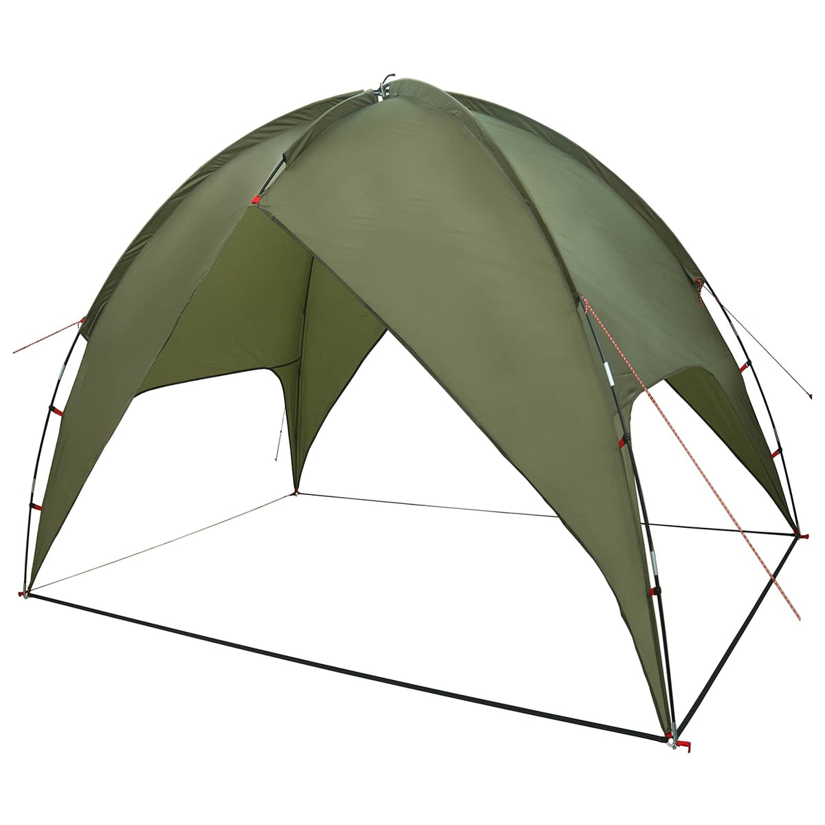 Tents Camping Tent Rainfly Water-Resistant Dome Olive Green 245 cm