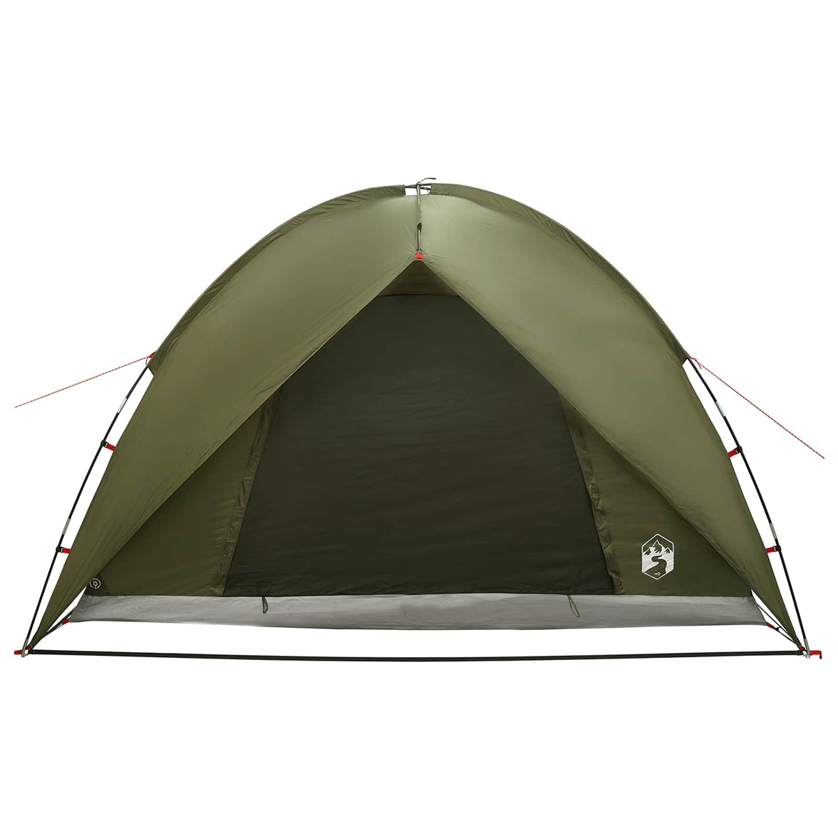 Tents Camping Tent Rainfly Water-Resistant Dome Olive Green 245 cm