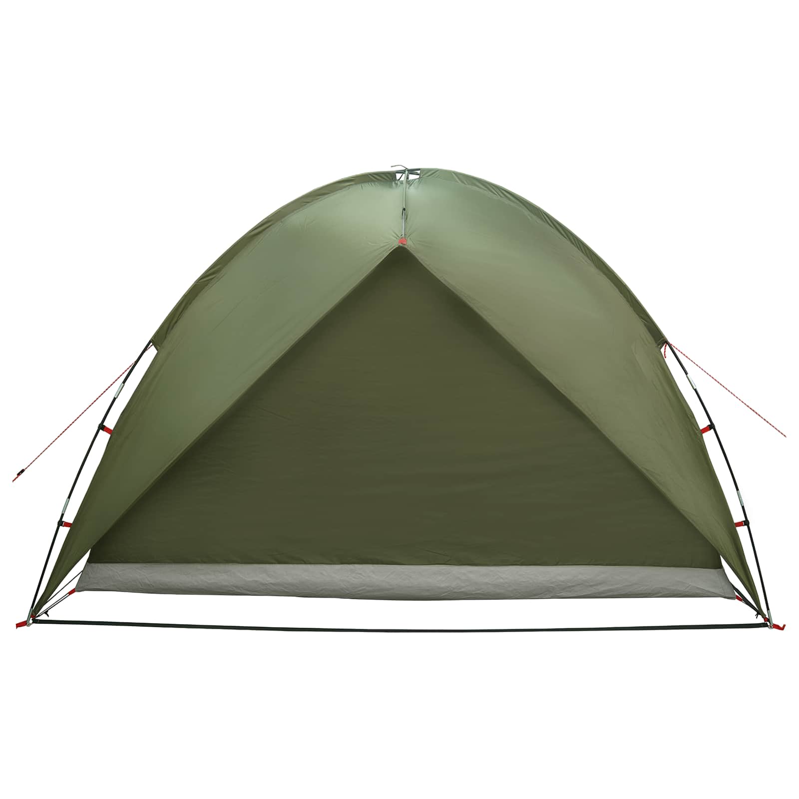 Camping Tent With Rainfly Water-Resistant Dome Olive Green