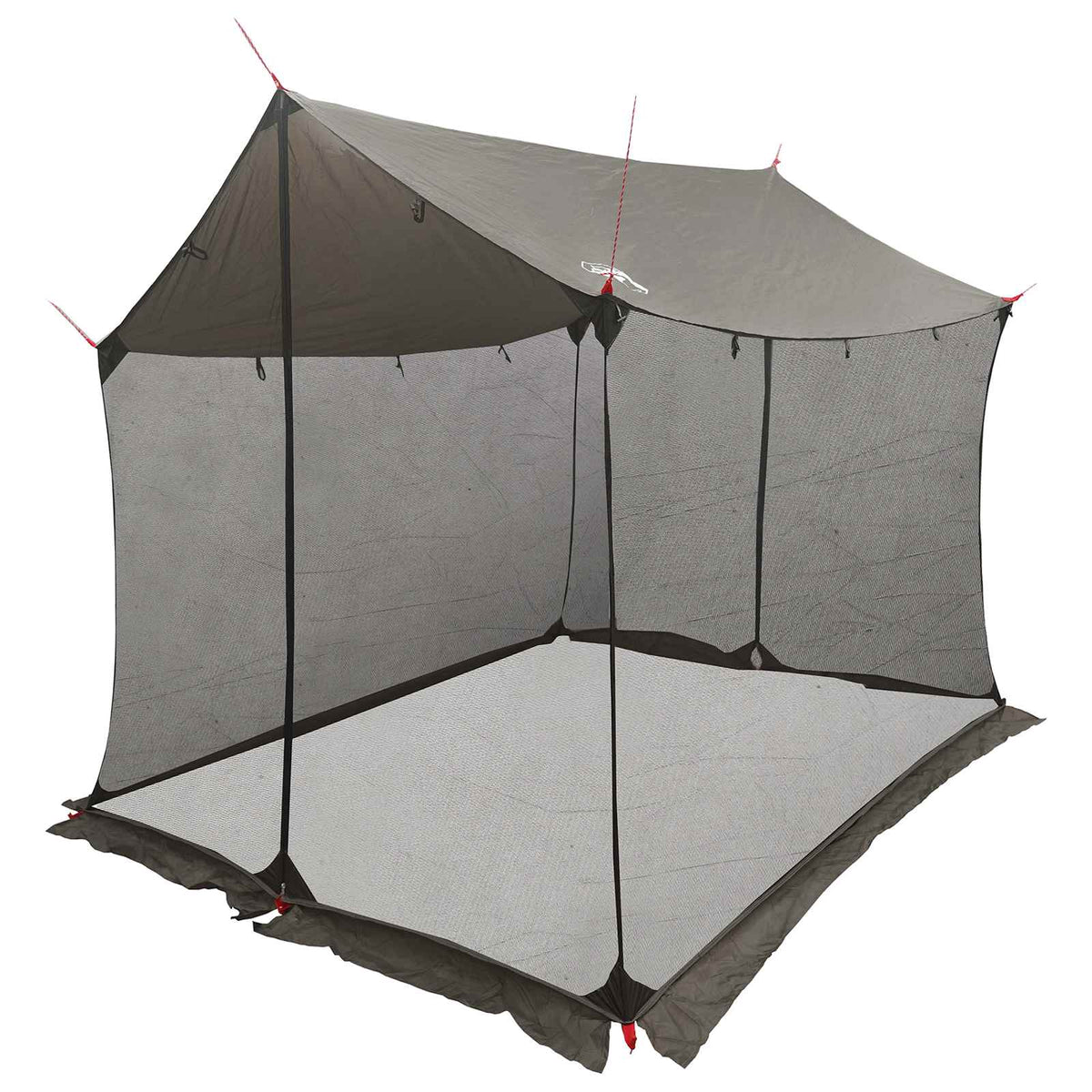 Tents Camping Tarp Shelter Mesh Walls Brown Grey Waterproof 270x210x210cm 270 cm