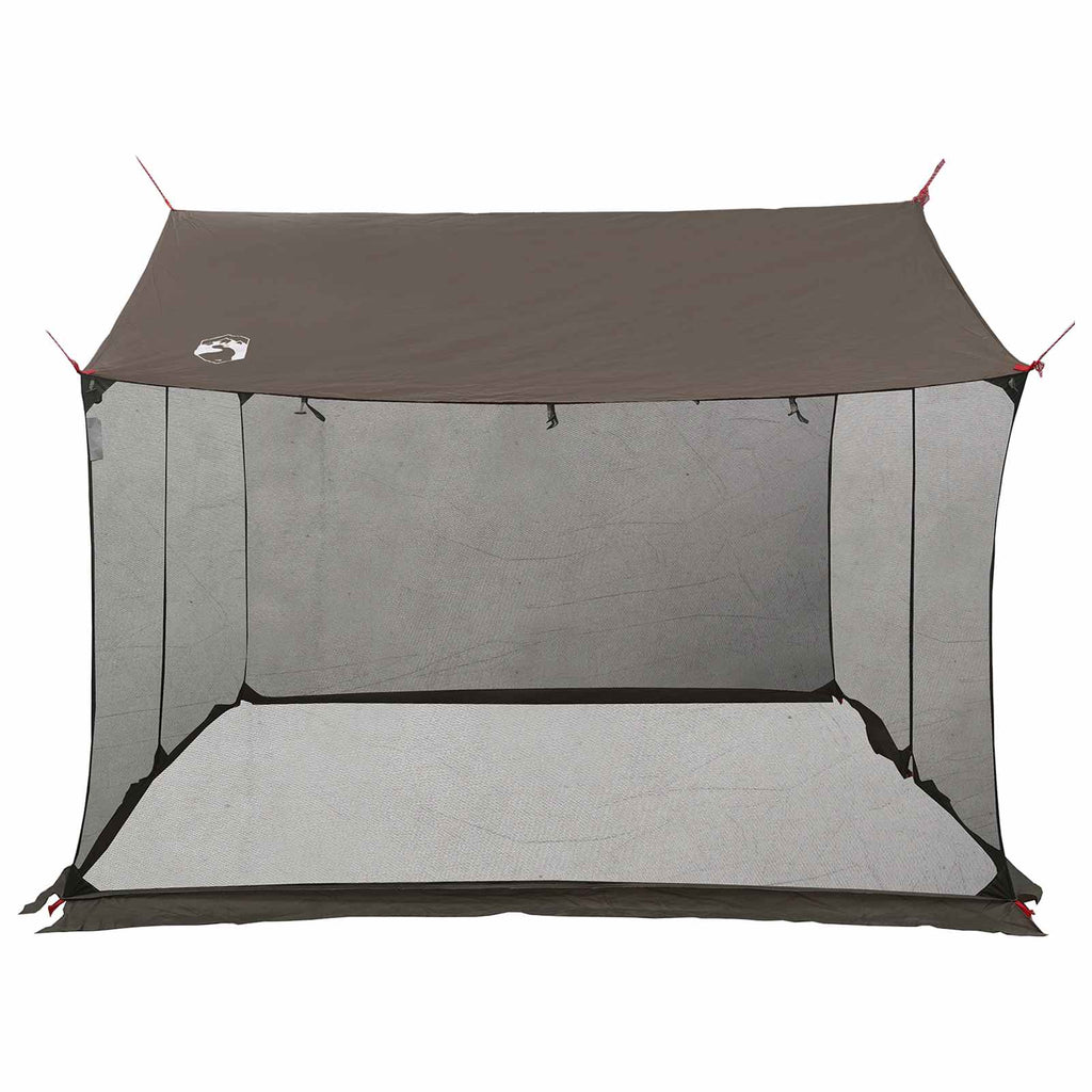 Tents Camping Tarp Shelter Mesh Walls Brown Grey Waterproof 270x210x210cm 270 cm