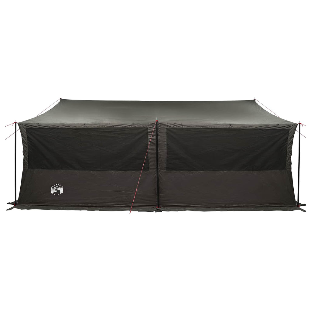 Family Tent Brown Grey 600 X 400 X 268 Cm Polyester And Steel