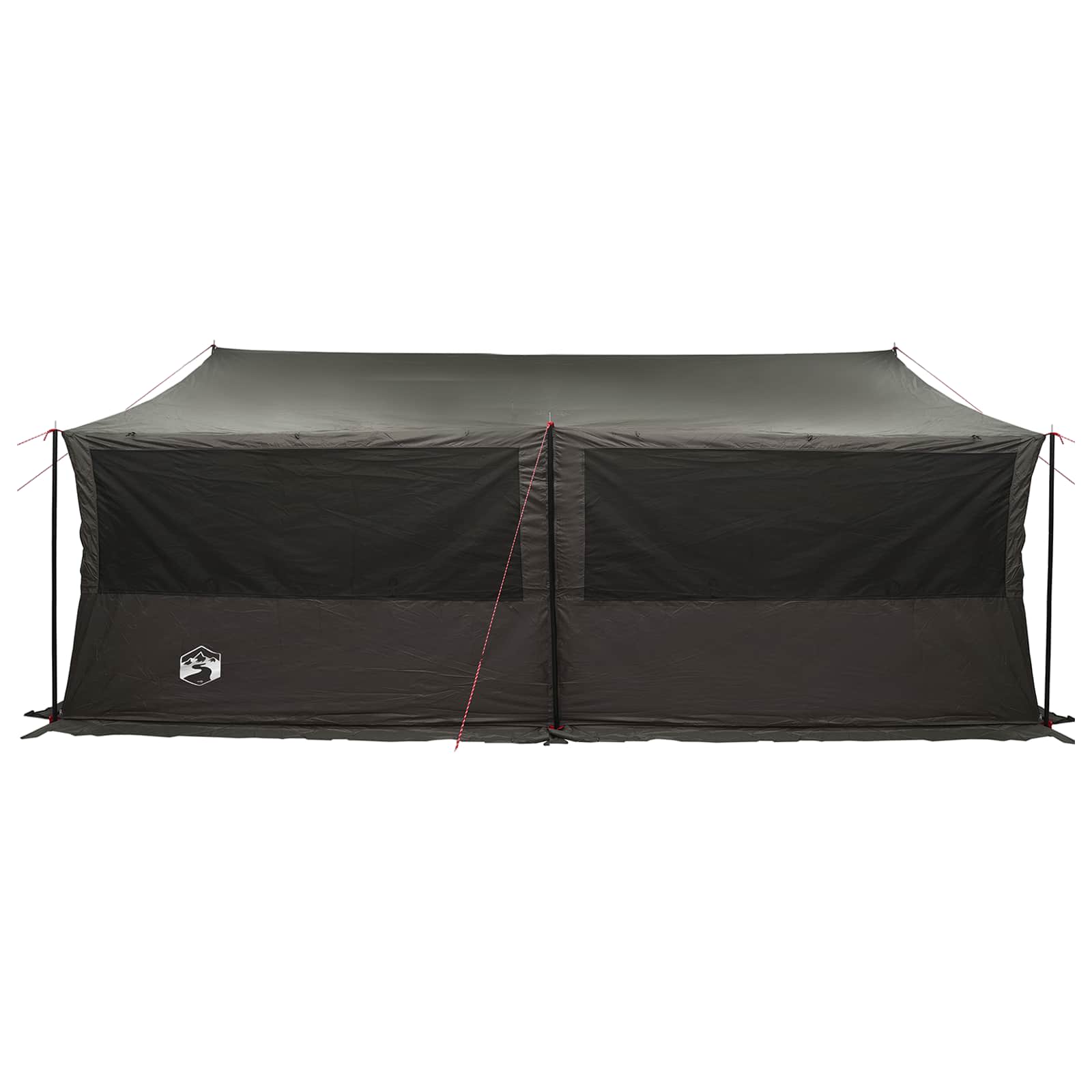 Family Tent Brown Grey 600 X 400 X 268 Cm Polyester And Steel