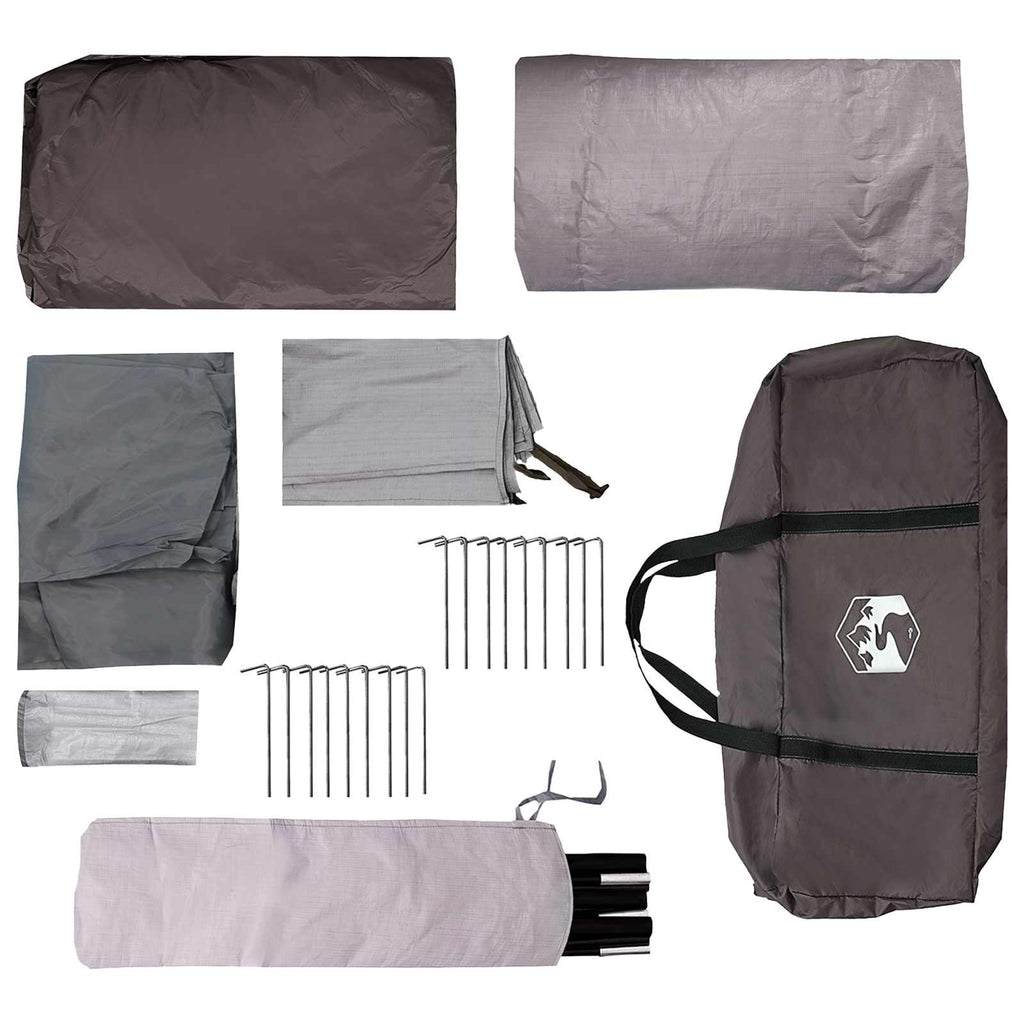 Tunnel Tent 427 X 305 X 205 Cm Polyester And Steel