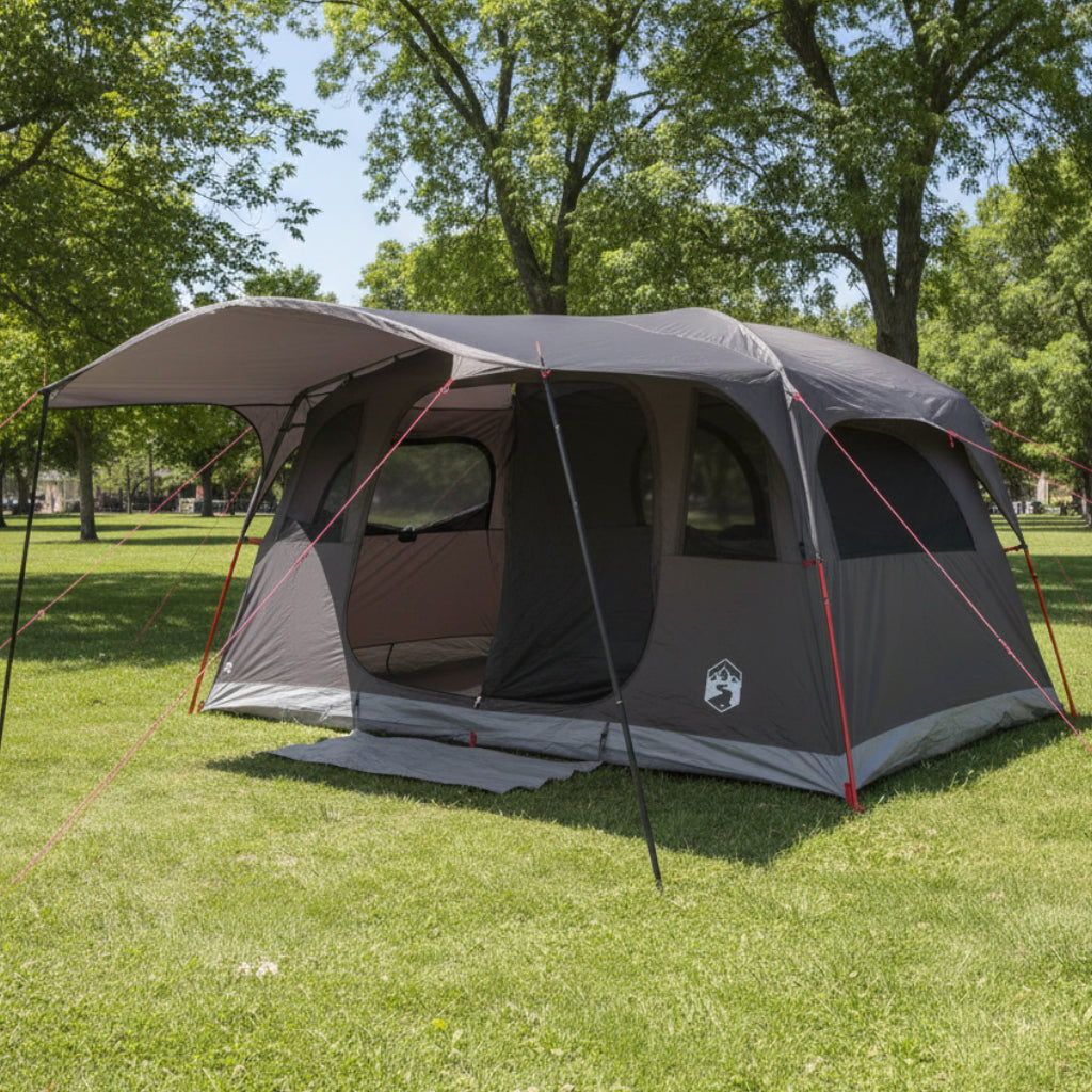 Tunnel Tent 427 X 305 X 205 Cm Polyester And Steel