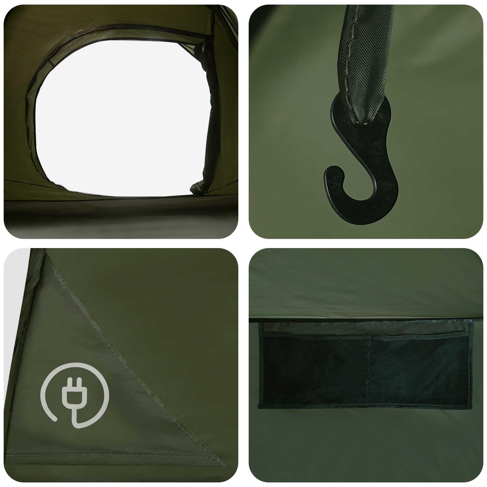Instant Tent 305 X 215 X 140 Cm Polyester And Steel