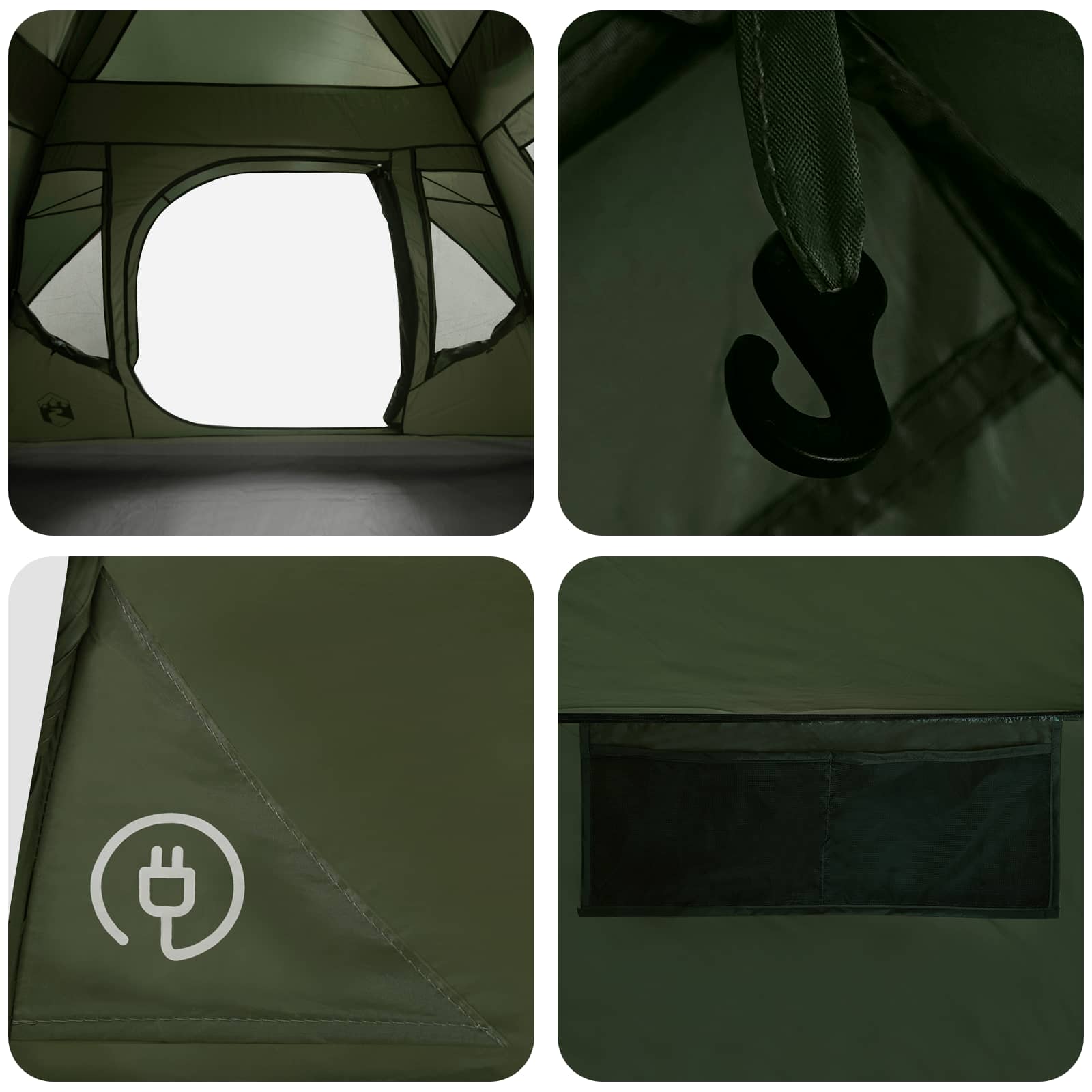 Instant Tent 305 X 275 X 190 Cm Polyester And Steel