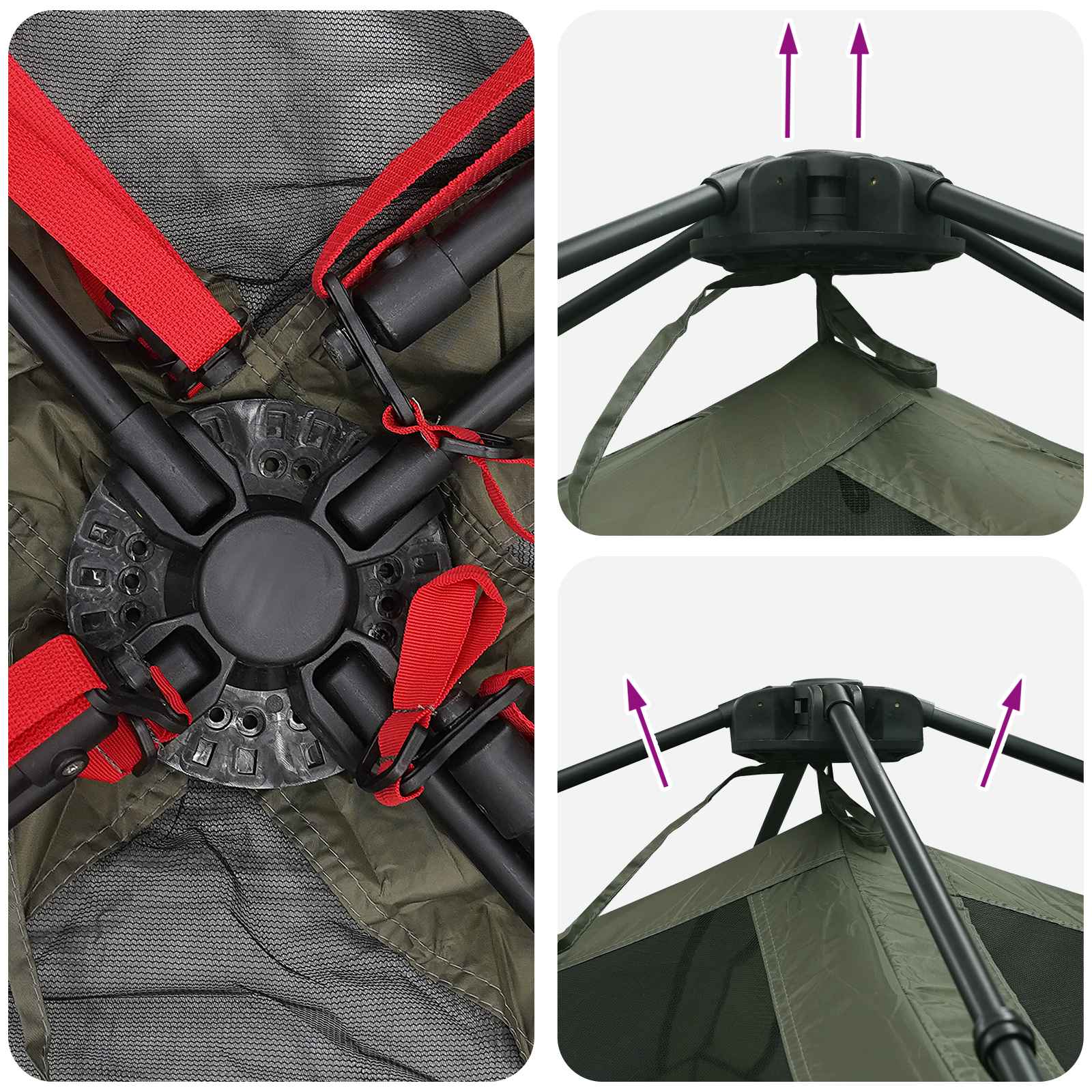 Instant Tent 305 X 275 X 190 Cm Polyester And Steel