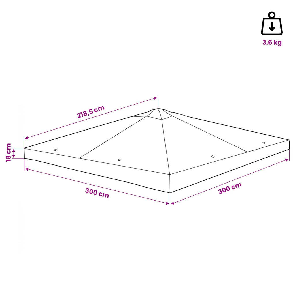 Tents Waterproof Garden Gazebo Party Tent 160GSM Outdoor Canopy Marquee Shelter