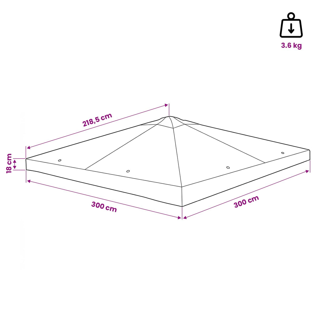 Tents Waterproof Garden Gazebo Party Tent 160GSM Outdoor Canopy Marquee Shelter