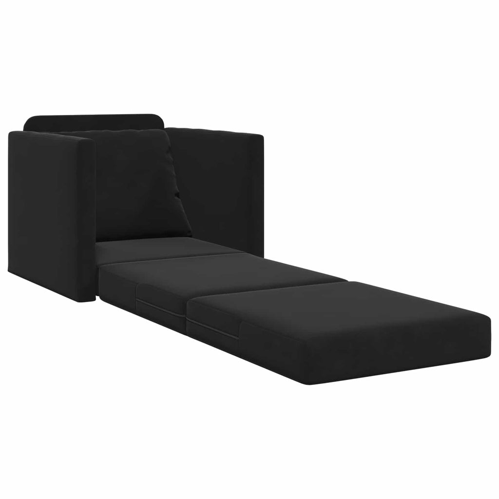 Folding Sofa Bed 74 X 77 X 81 Cm Velvet
