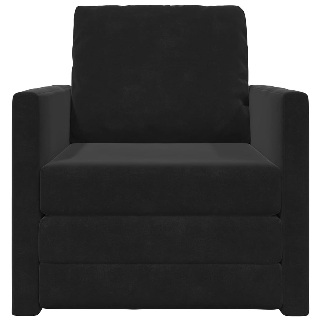 Folding Sofa Bed 74 X 77 X 81 Cm Velvet