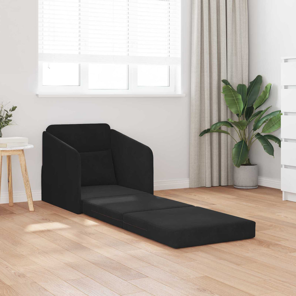 Folding Sofa Bed 65 X 80 X 83 Cm Velvet
