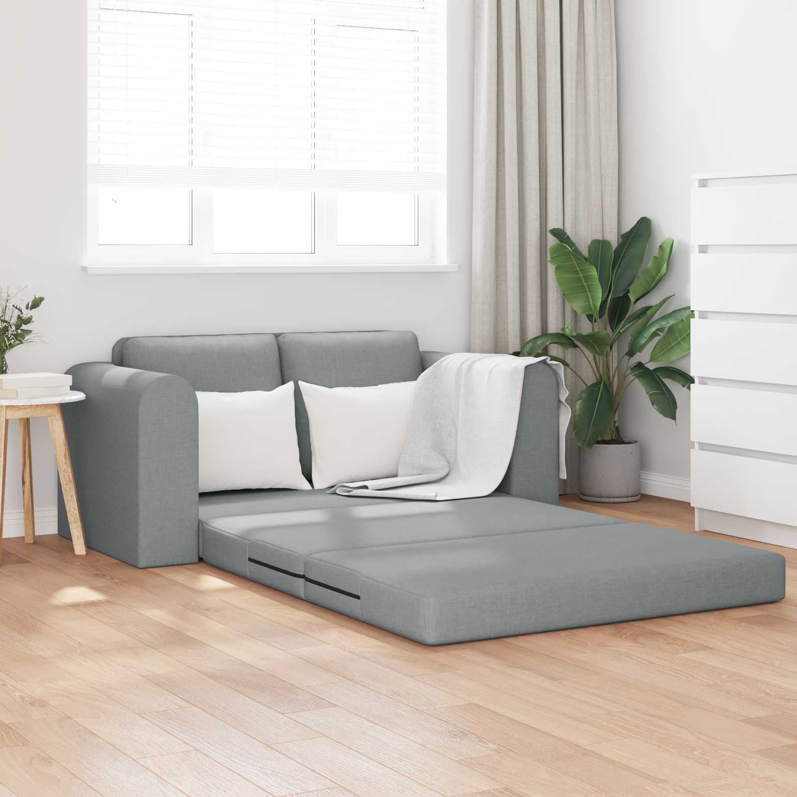 Folding Sofa Bed 148 X 71 X 83 Cm Fabric
