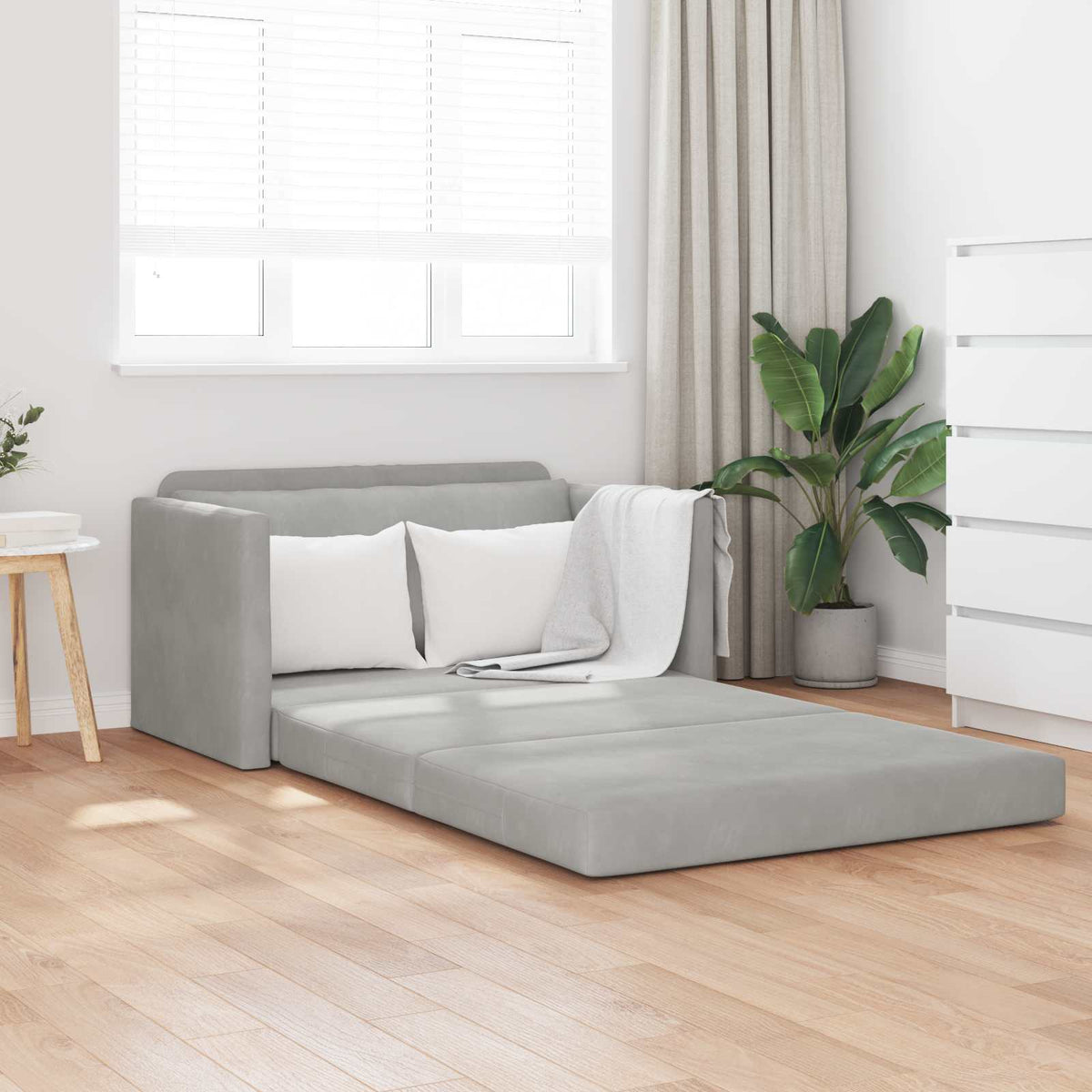 Folding Sofa Bed 124 X 71 X 78 Cm Velvet