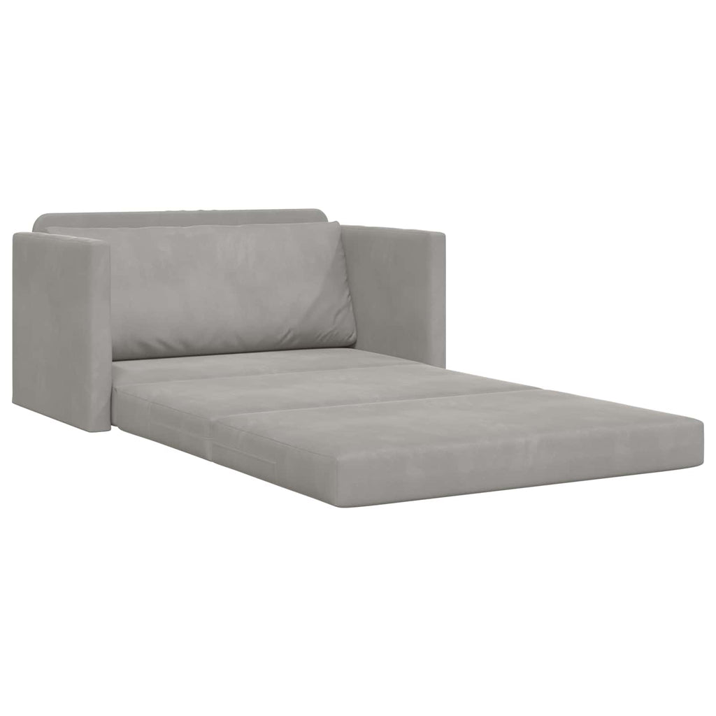 Folding Sofa Bed 124 X 71 X 78 Cm Velvet