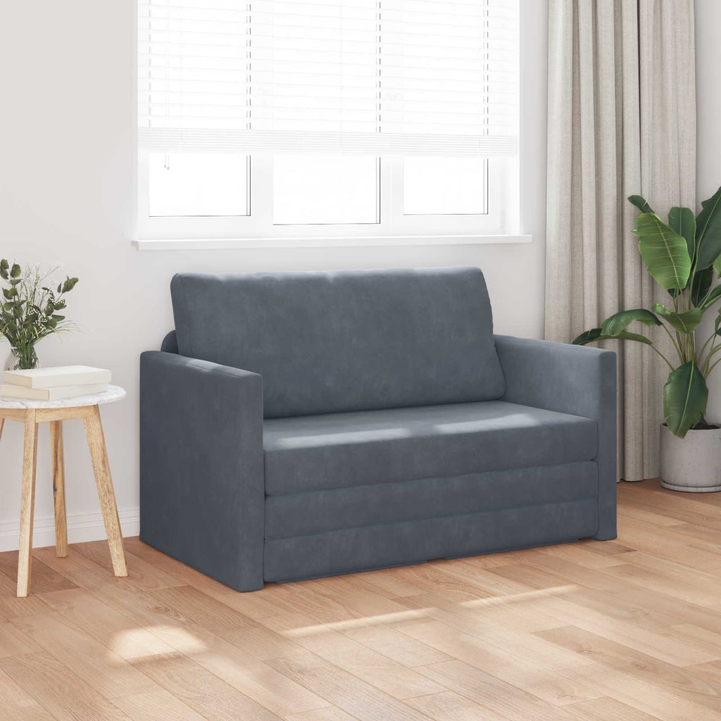 Folding Sofa Bed 124 X 71 X 78 Cm Velvet