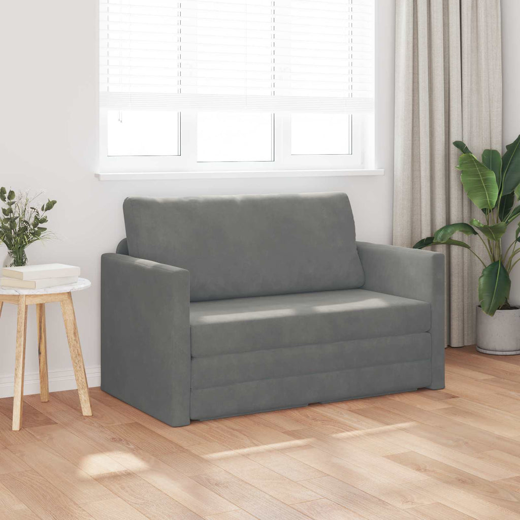 Folding Sofa Bed 124 X 71 X 78 Cm Velvet