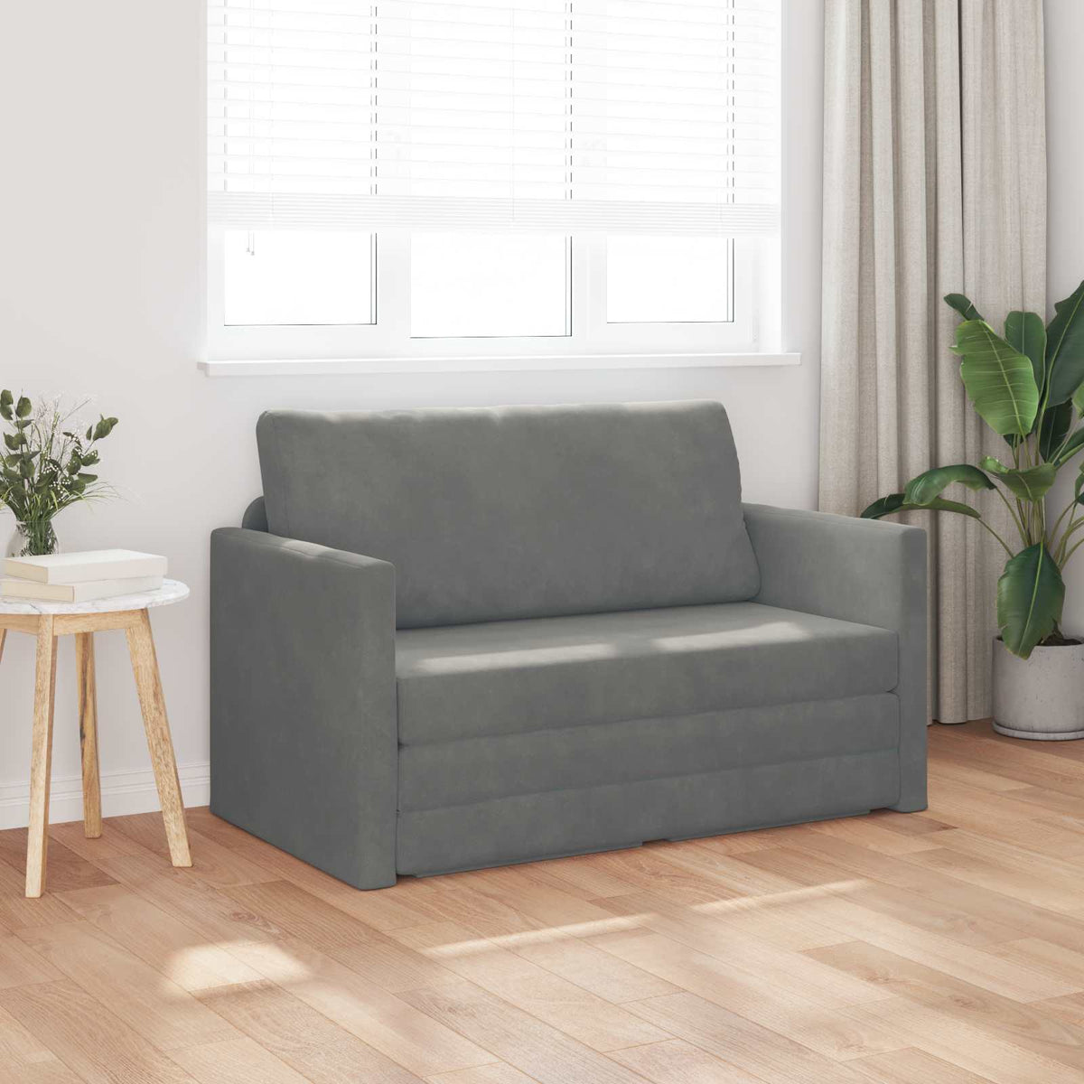 Folding Sofa Bed 124 X 71 X 78 Cm Velvet