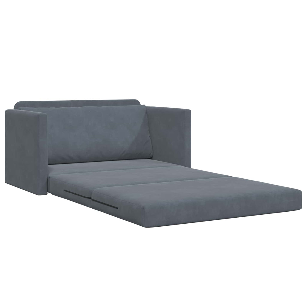 Folding Sofa Bed 124 X 71 X 78 Cm Velvet