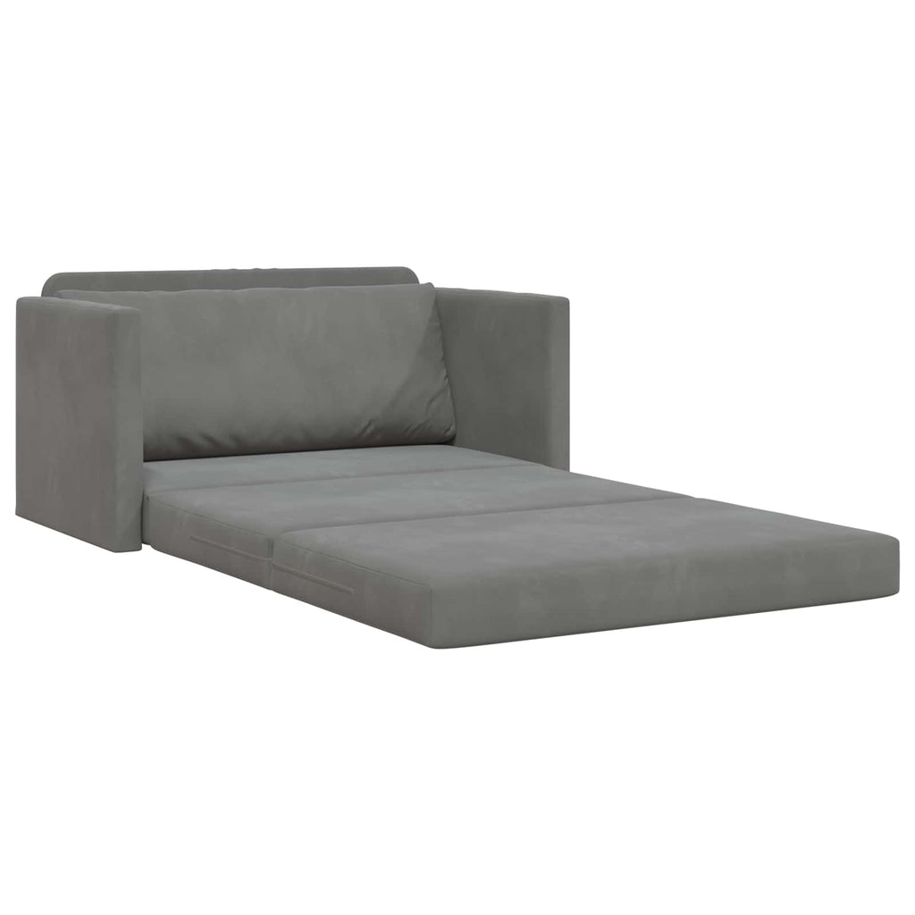Folding Sofa Bed 124 X 71 X 78 Cm Velvet