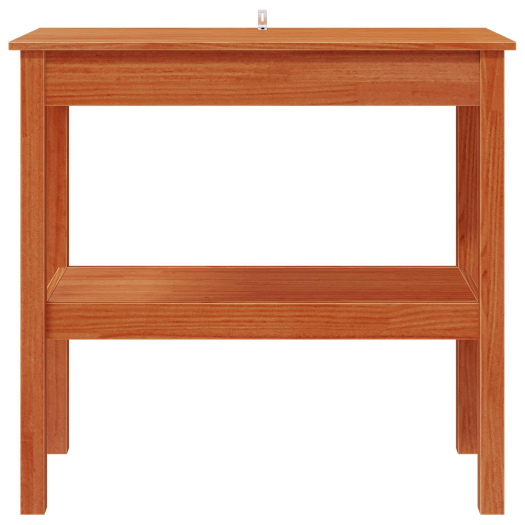 Console Table 80 X 40 X 75 Cm Solid Pine Wood