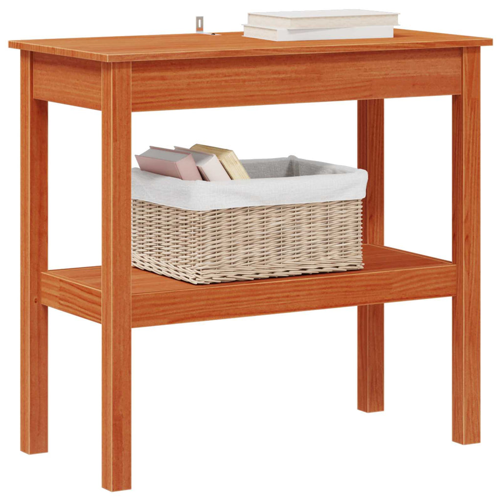 Console Table 80 X 40 X 75 Cm Solid Pine Wood